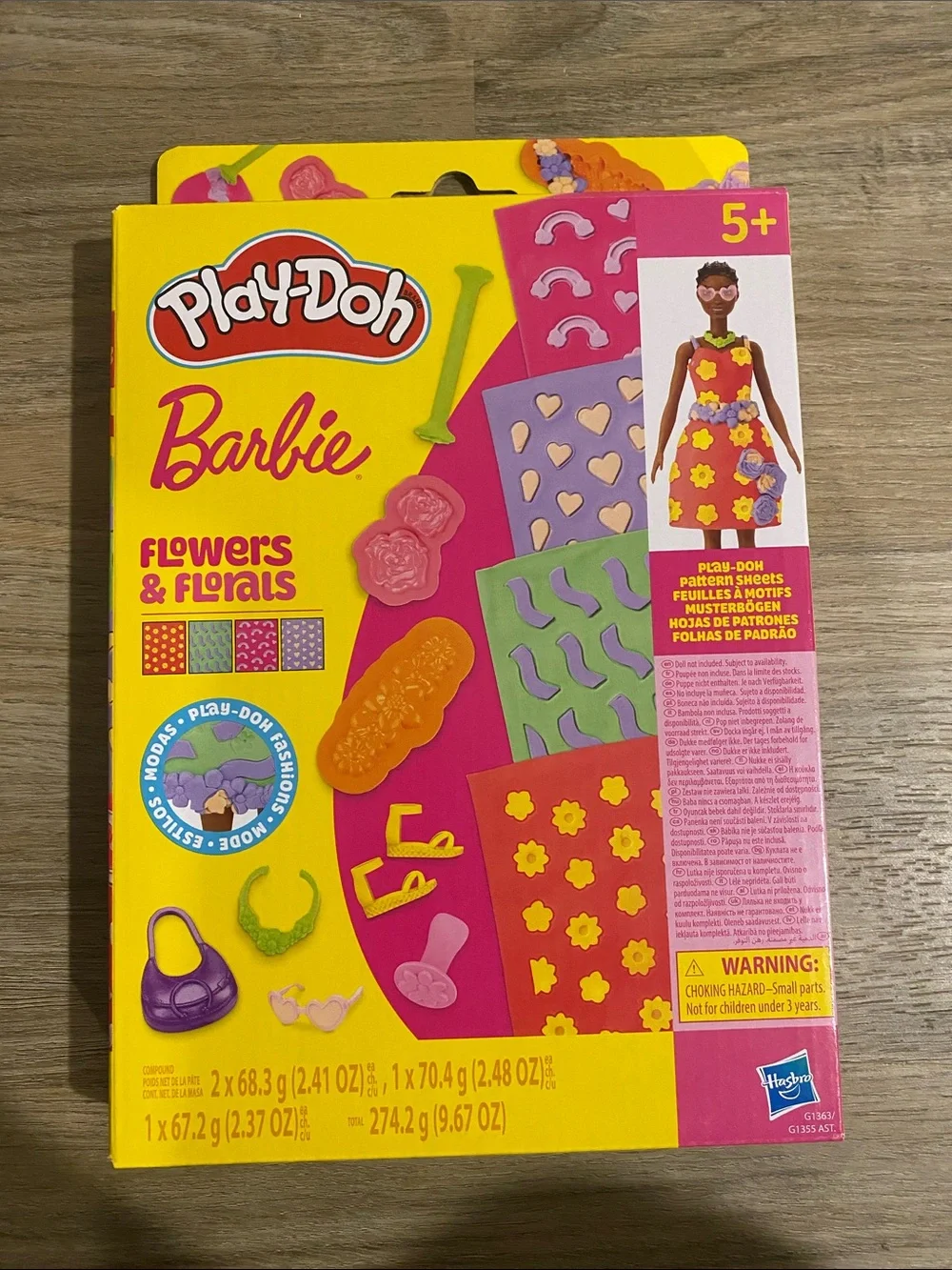 Play-Doh Barbie Flowers & Florals Creative Playset - Pink & Yellow
